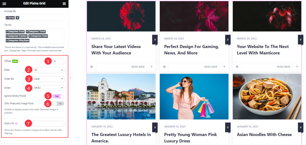 How To Use Pixina Grid Widget By Ultimate Post Kit 6 Query4 2 - BdThemes