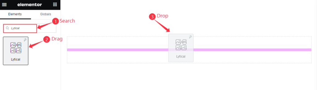How to use Lytical Widget by Pixel Gallery 1 Insert Lytical widget - BdThemes