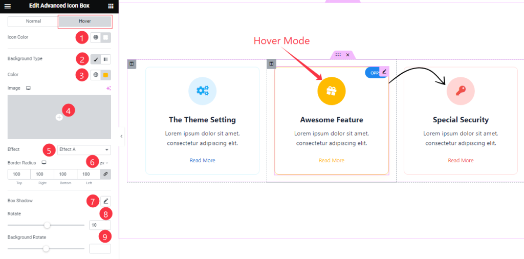 How To Use Advanced Icon Box Widget By Element Pack Pro 8 Icon image3 1 - BdThemes