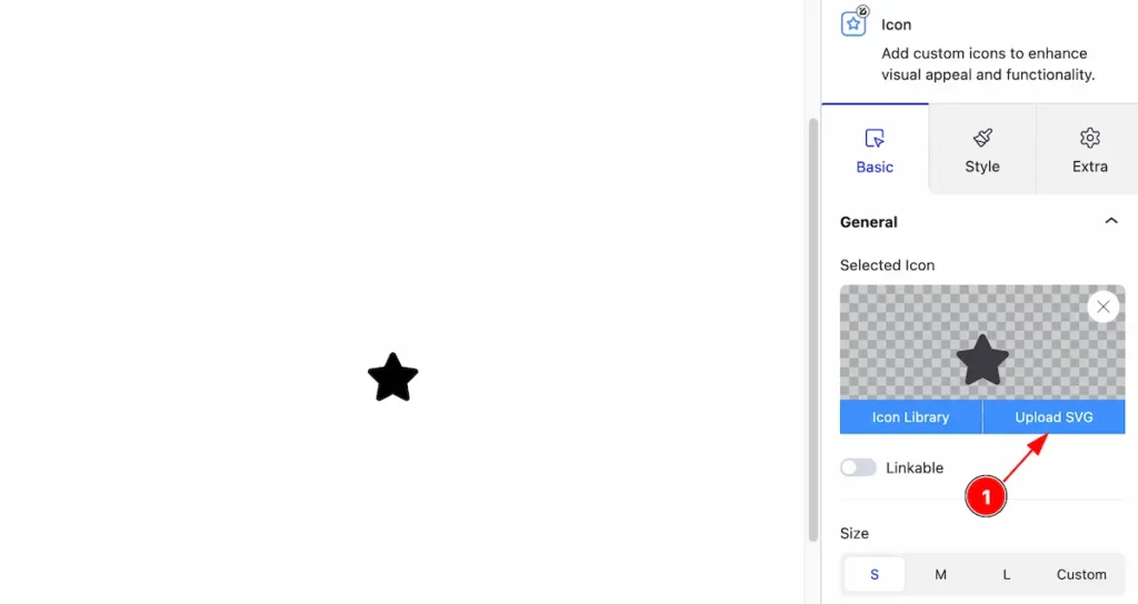 How To Use The Icon Block By Zoloblocks 4 select the svg - BdThemes