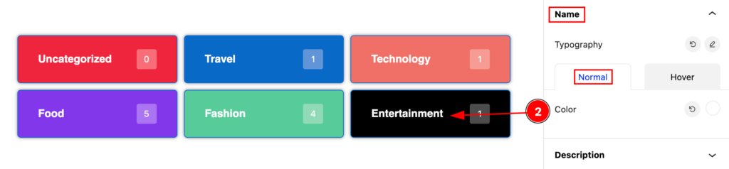 How to use the Post Category block by Zoloblocks 13 Name normal - BdThemes