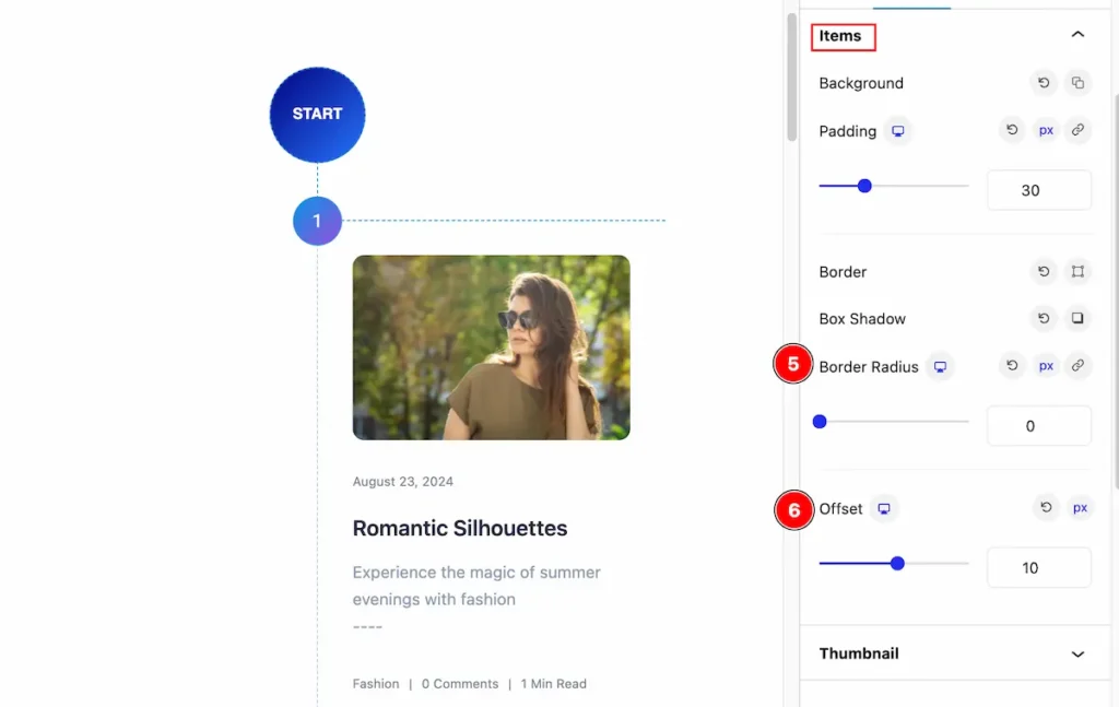 How To Use The Post Timeline Block By Zoloblocks 17 items 2 1 - BdThemes