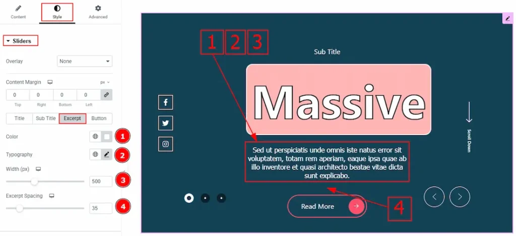 How To Use General Slider Default Skin widget By Prime Slider 20 Excerpt - BdThemes